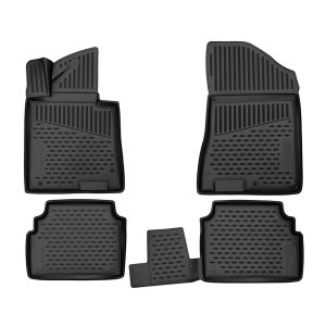 Kia K5 Floor Mats - Omac - Rubber TPE - Black - 2021-2025